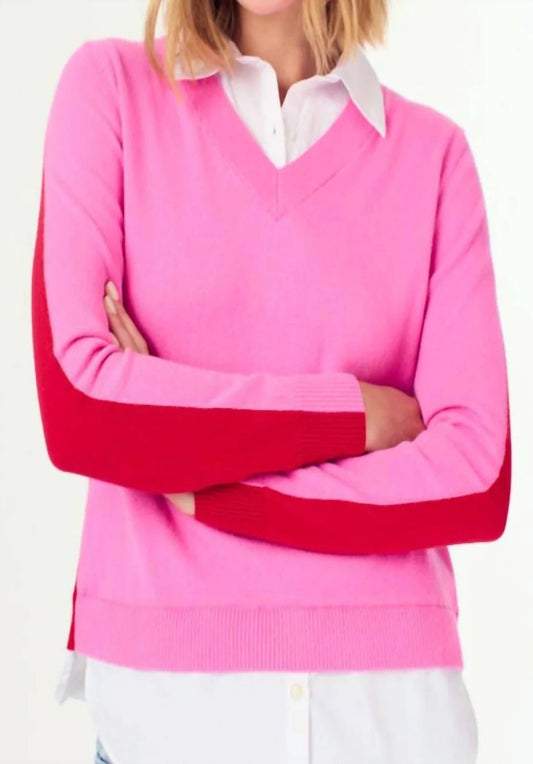 J.Society Two-Tone V-Neck