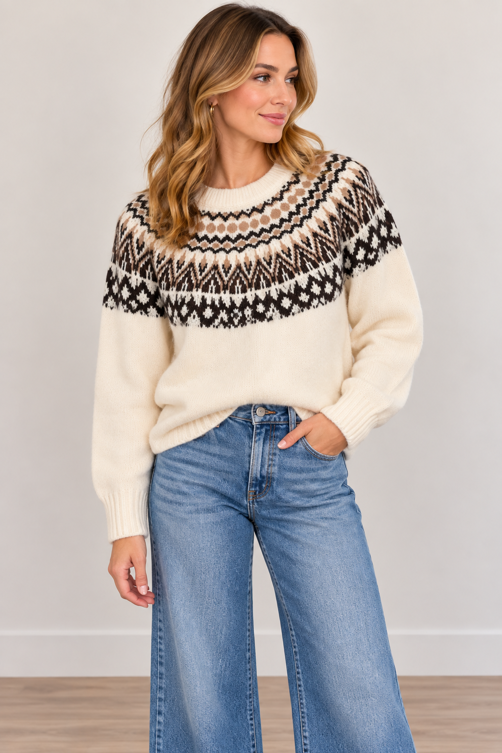 Fair Isle Crew Neck