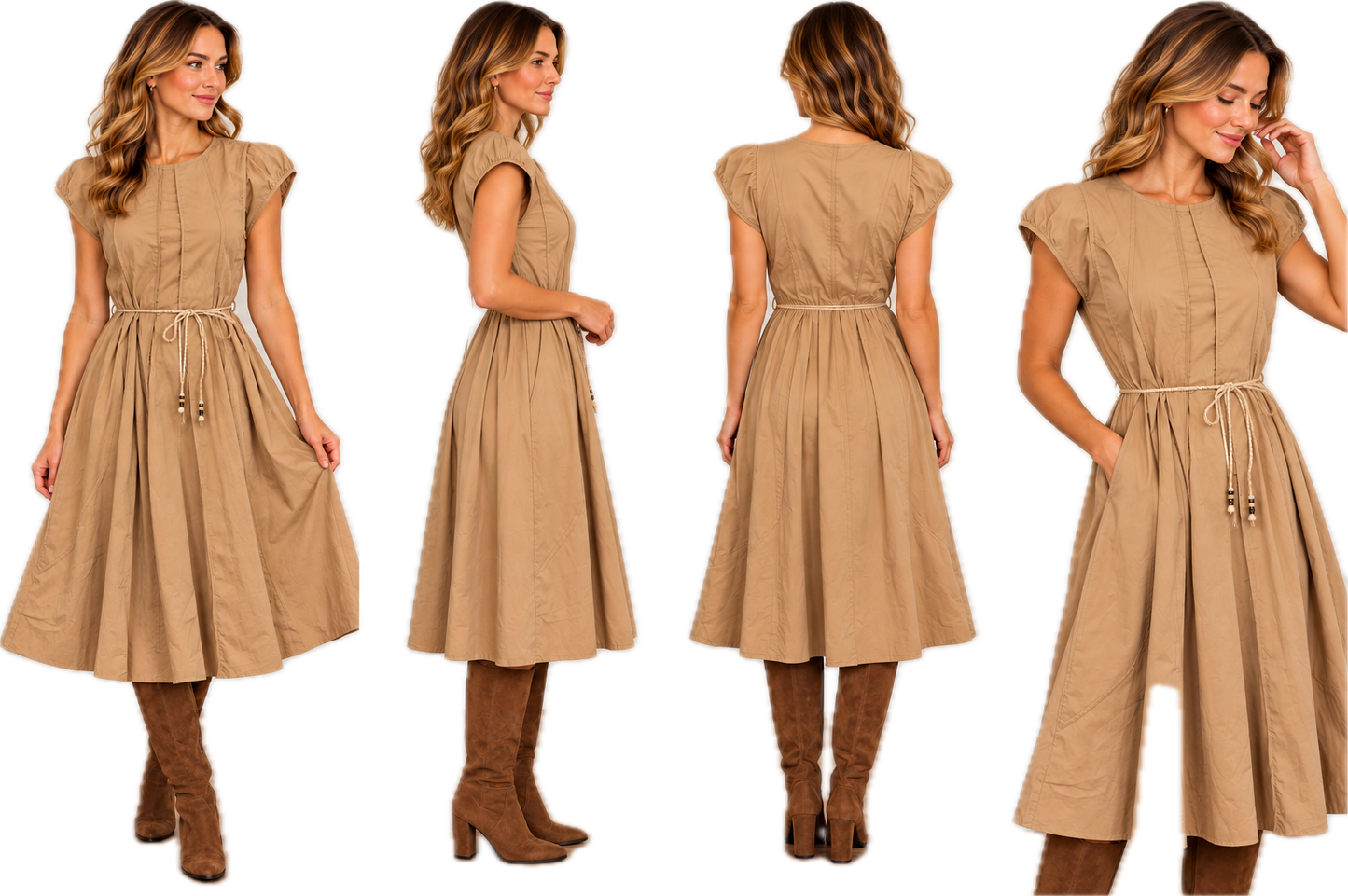 Stitch Dress w/Rope