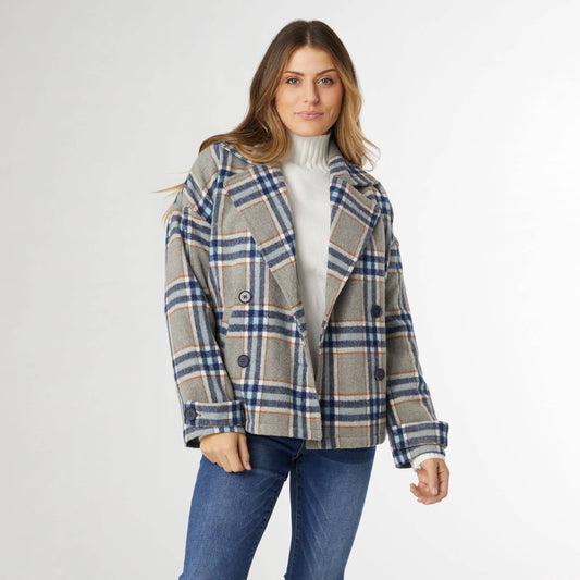 Brixen Plaid Shacket