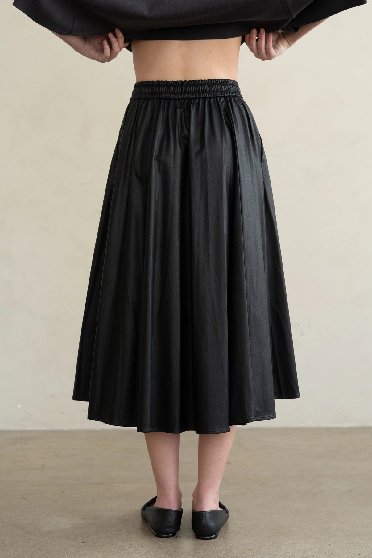 A-Line Midi Skirt