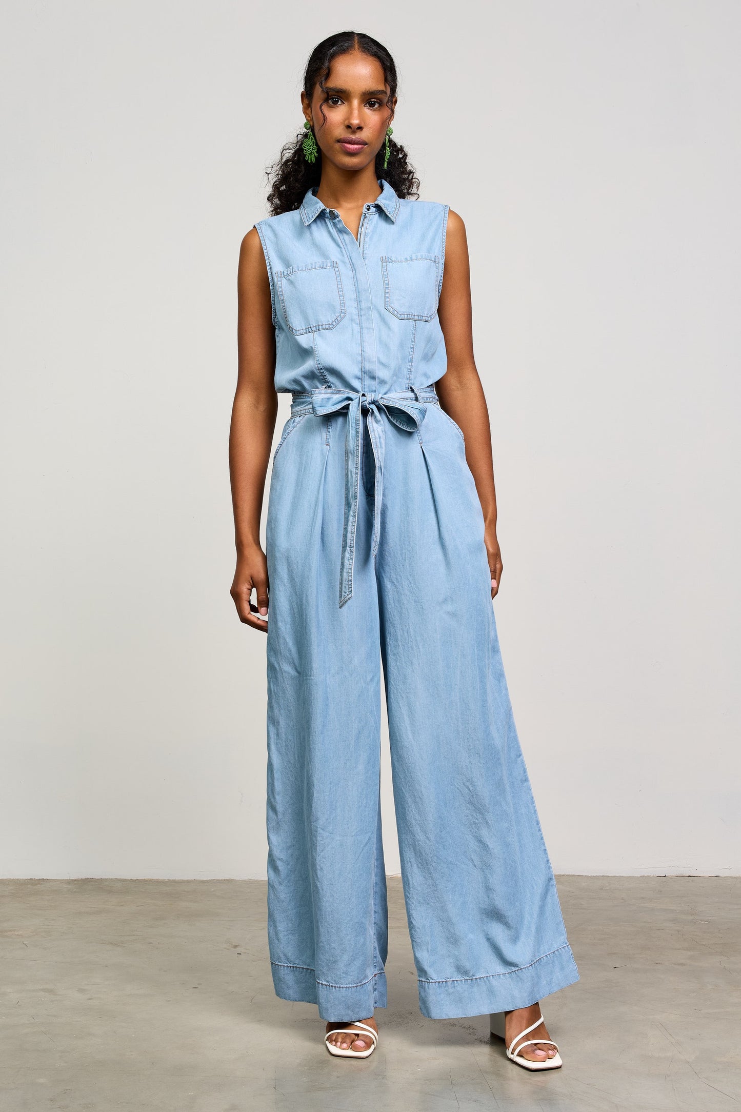 Washed Tencel Jumpsuit