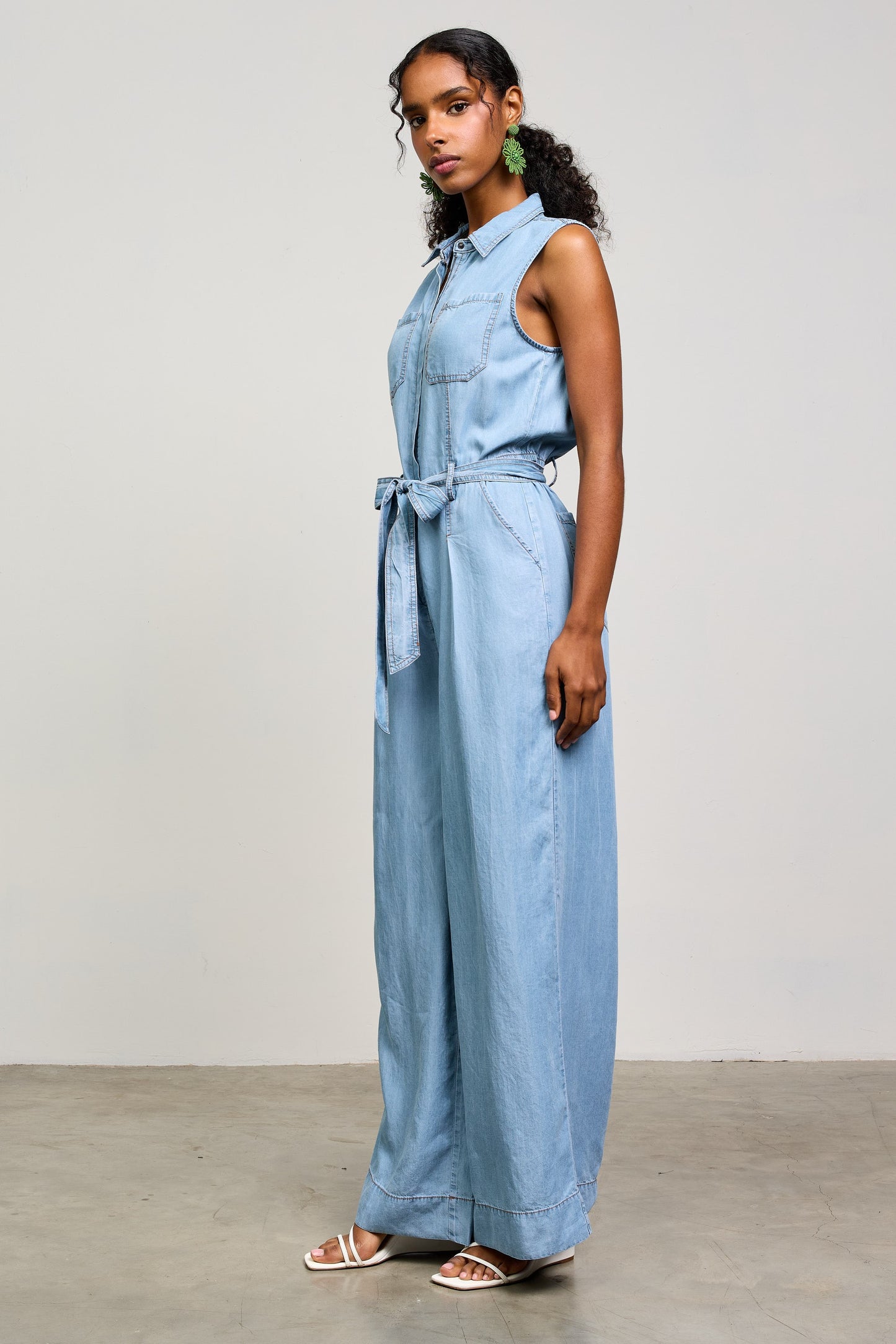 Washed Tencel Jumpsuit