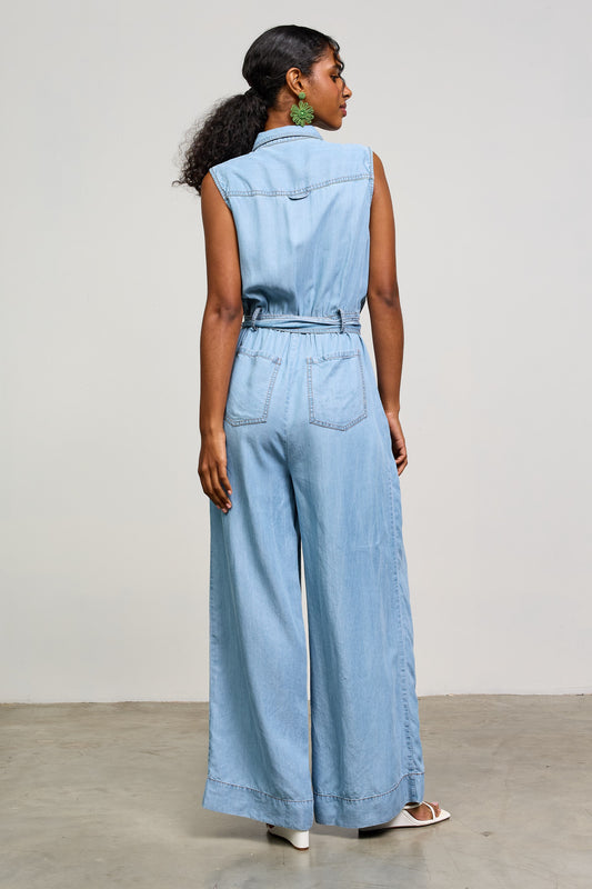 Washed Tencel Jumpsuit