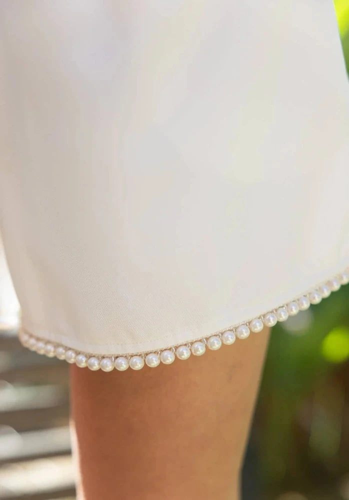 Pearl Trimmed Shorts