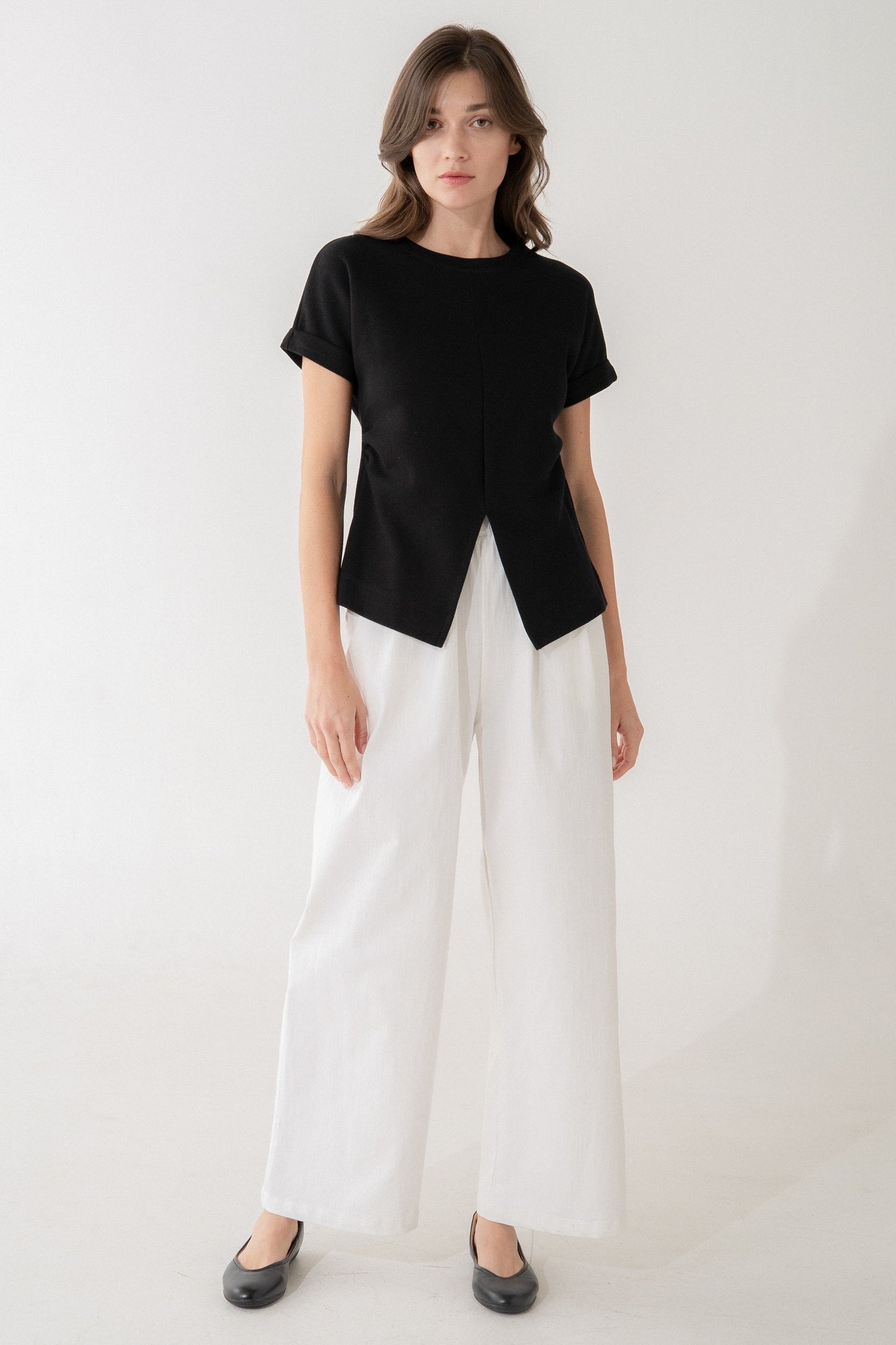 Elle Front Slit Top