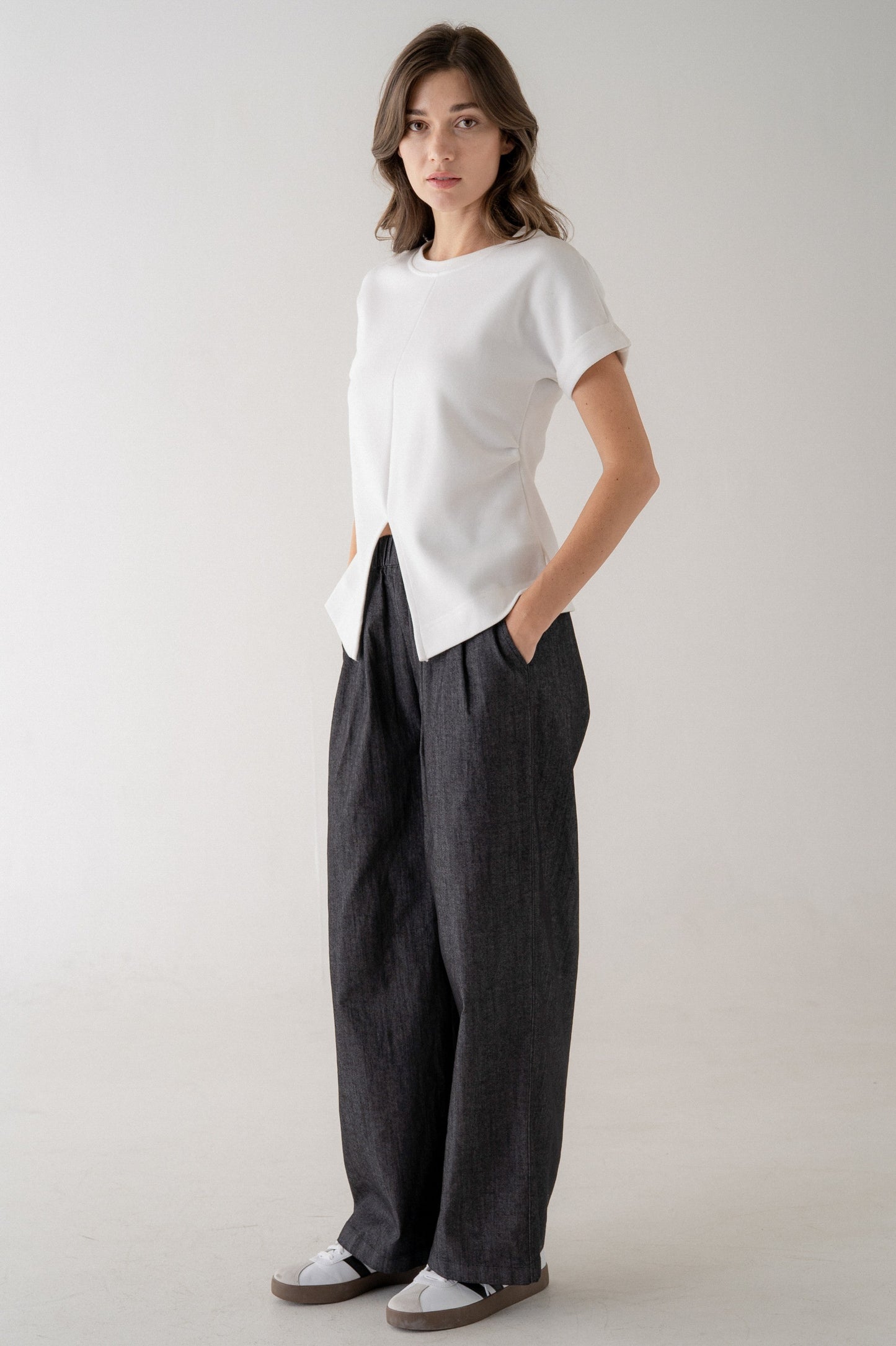 Elle Front Slit Top