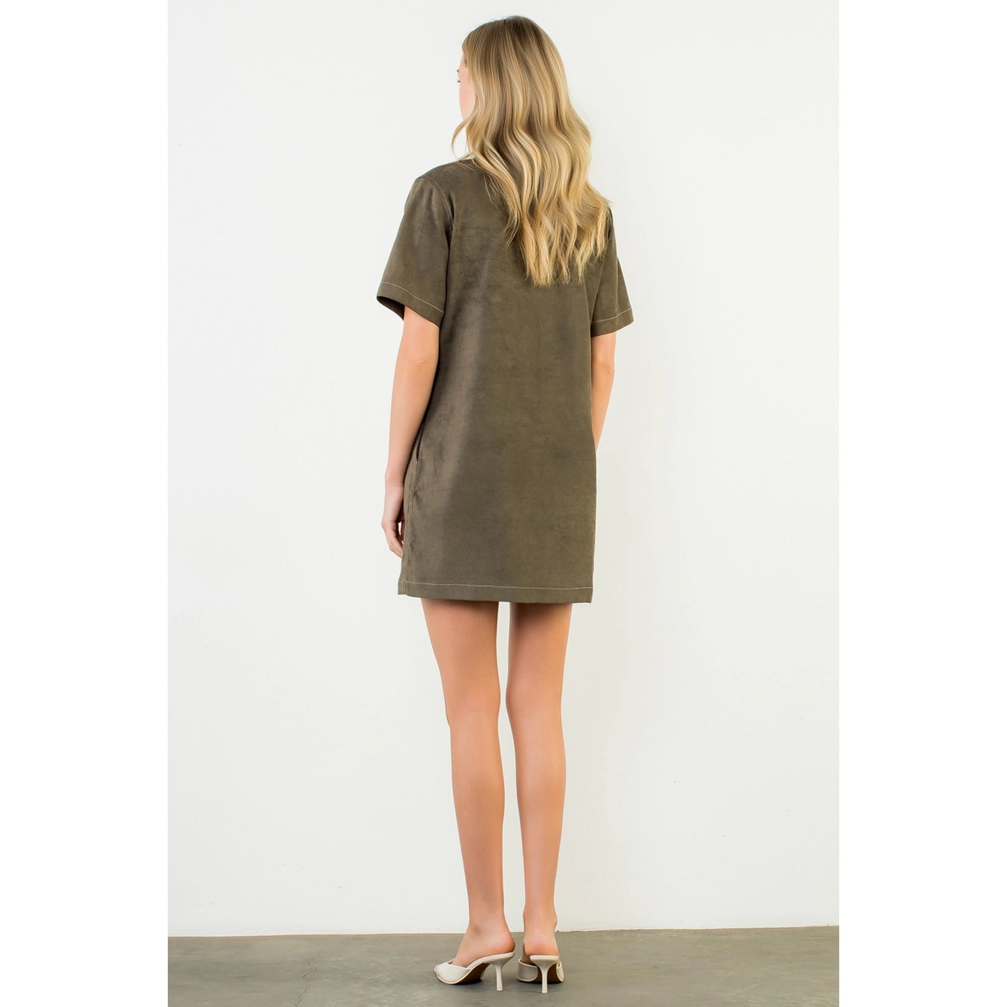 Whitney Suede Dress