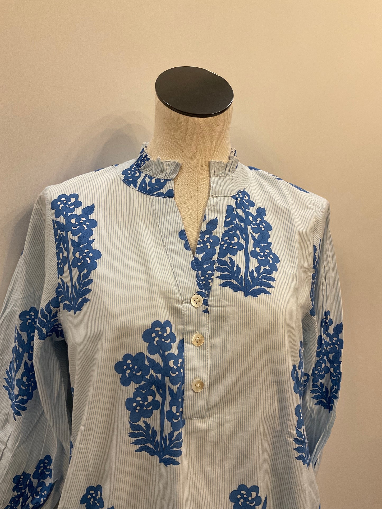 L/S Floral Tiered Dress