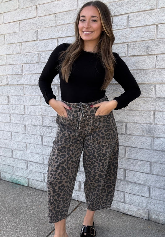 Lisa Leopard Jeans