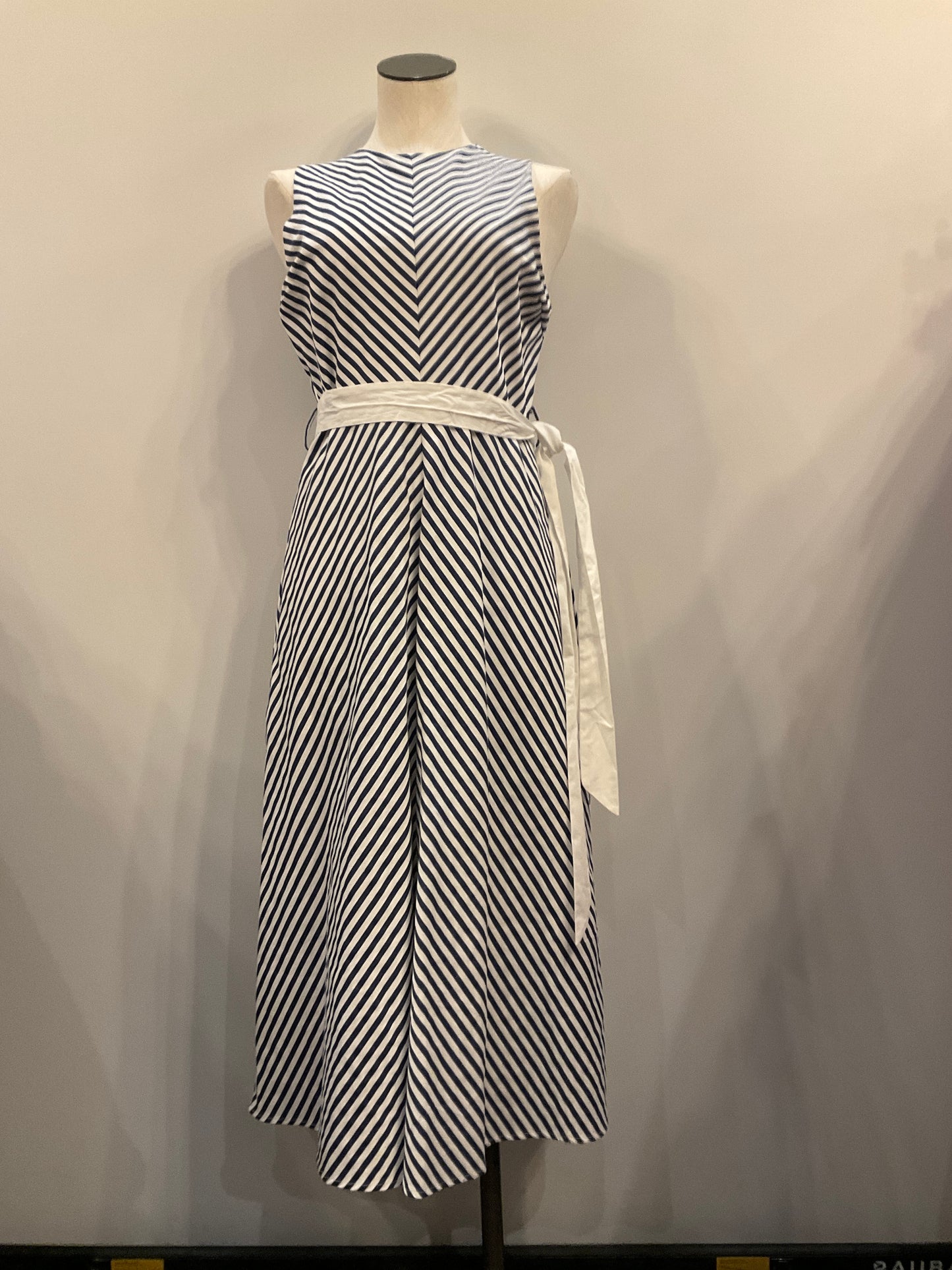 Blue Striped Dress