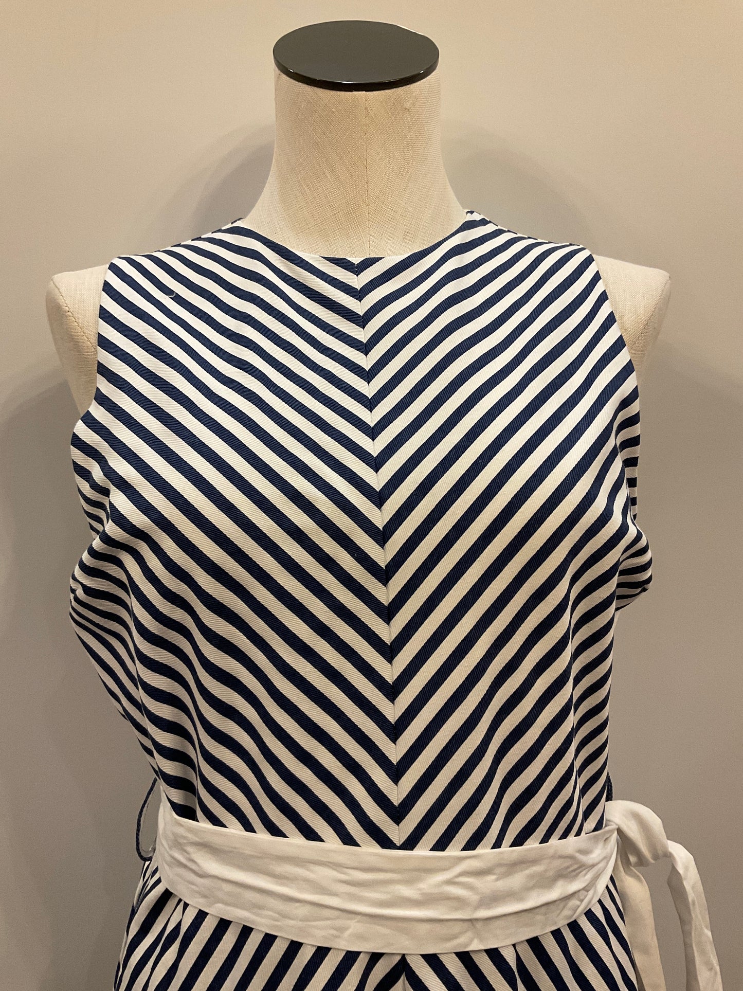 Blue Striped Dress