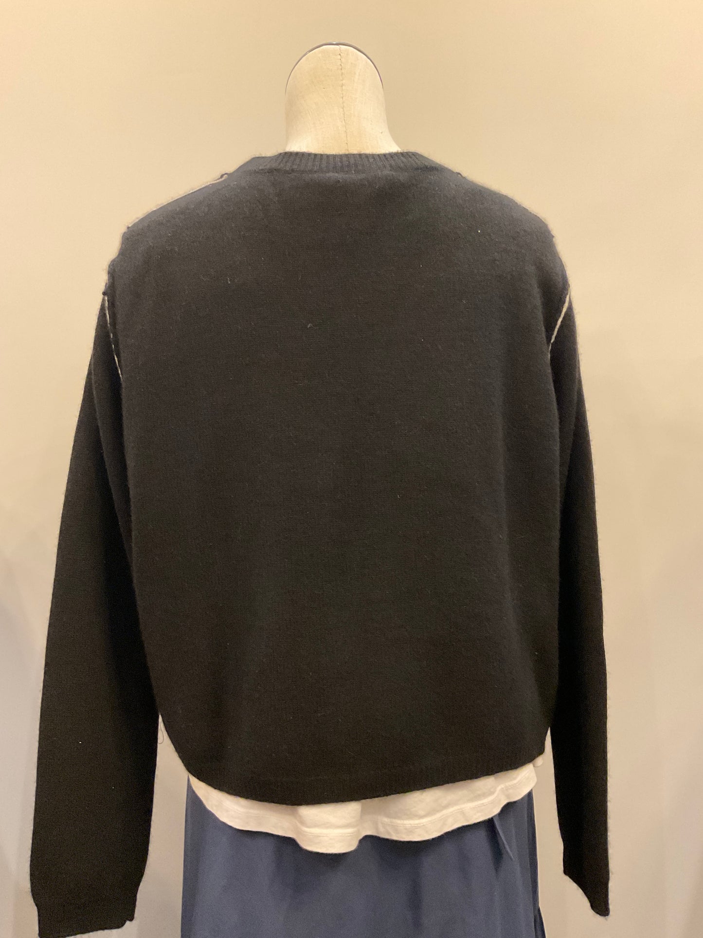 Cashmere Contrast Sweater