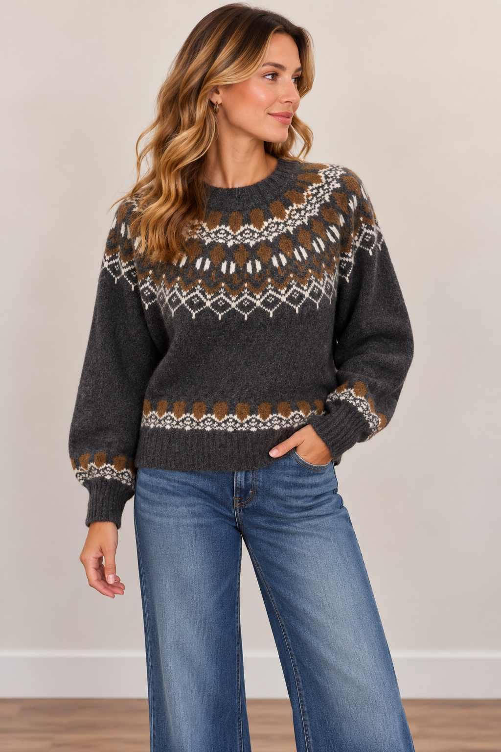 Cozy Fair Isle Sweater