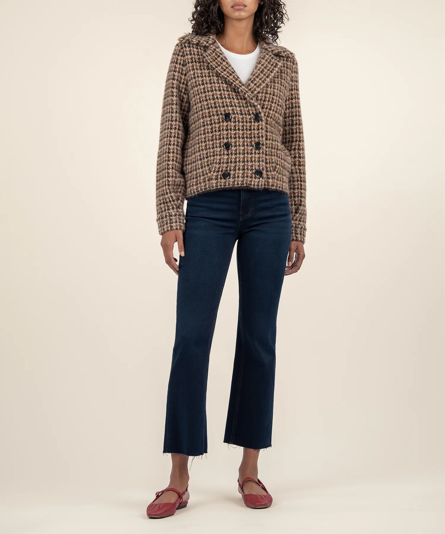 KUT Aaliyah Houndstooth Jacket