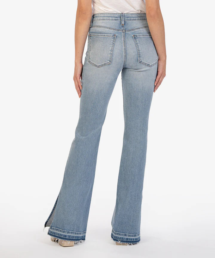 KUT Ana High Rise Flare(Designer wash)