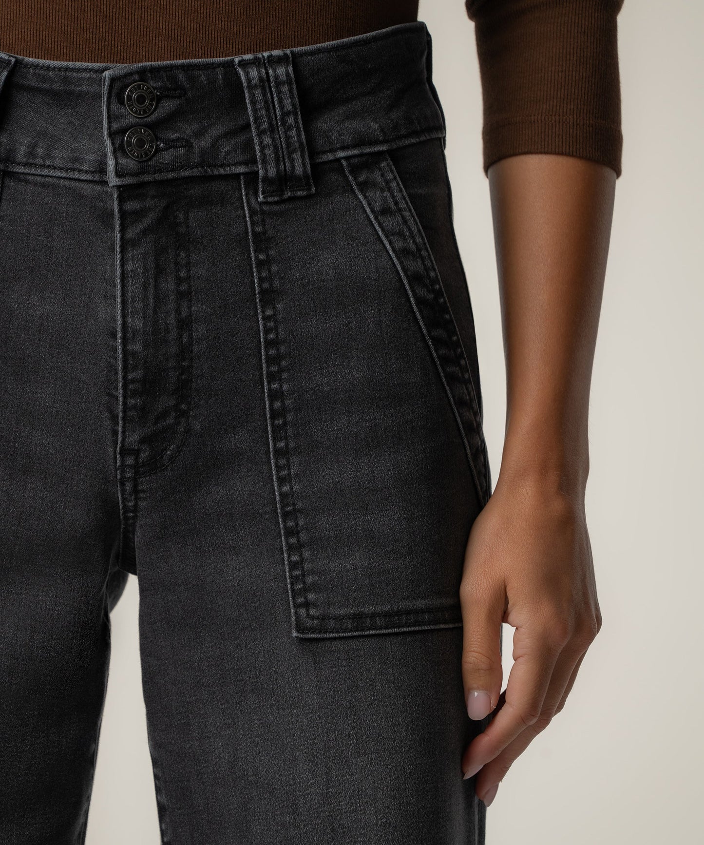 Kut from the Kloth Jodi High RIse Straight Leg (Innocently)