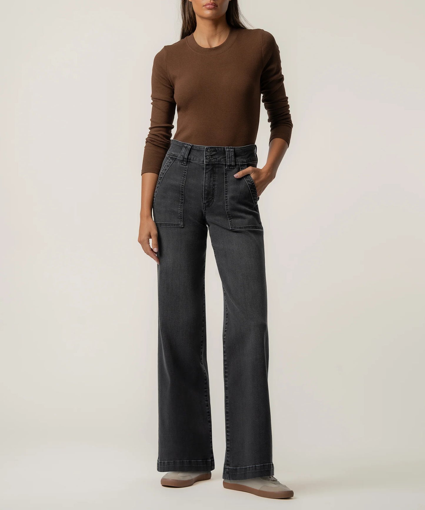 Kut from the Kloth Jodi High RIse Straight Leg (Innocently)