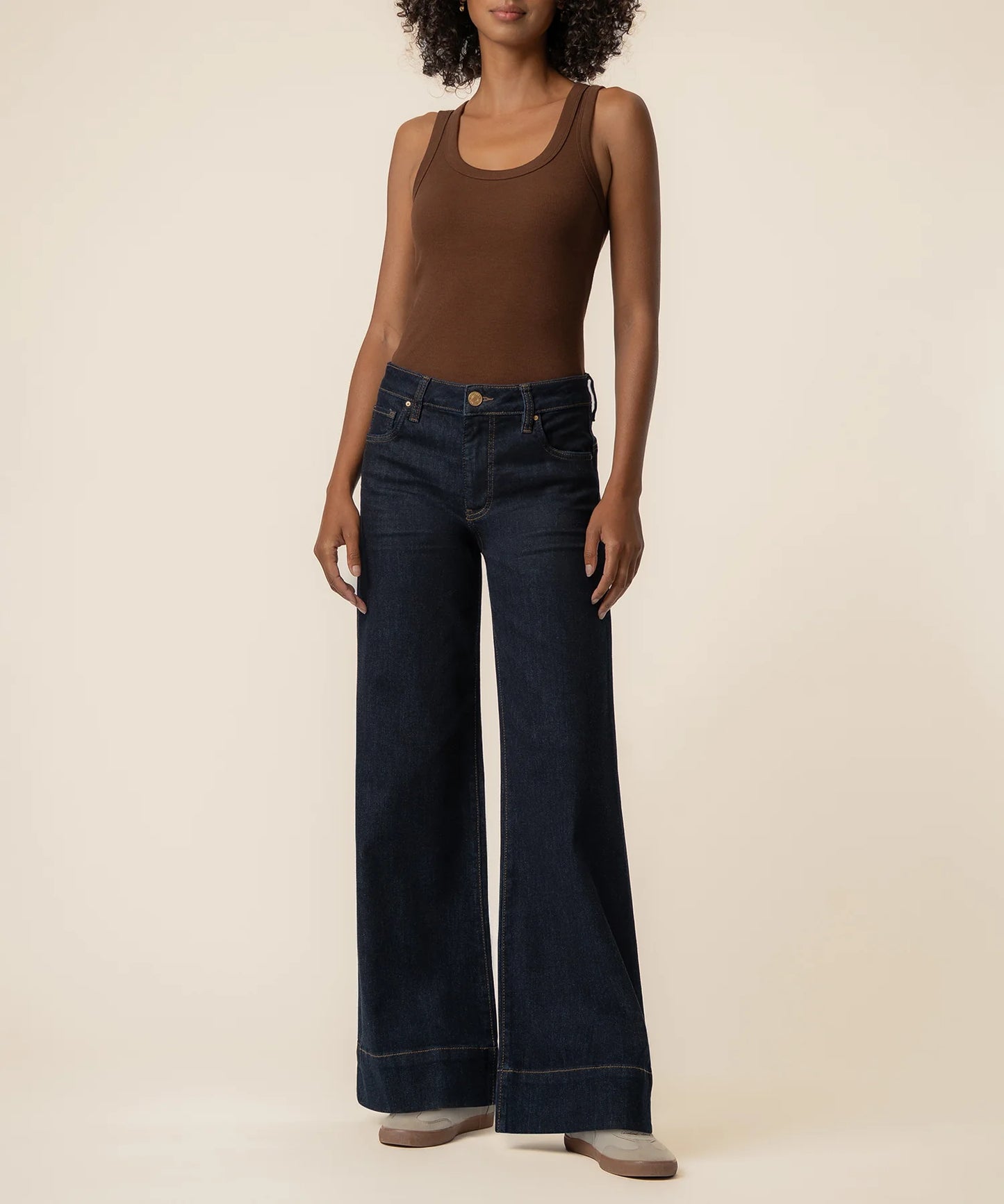 Kut from the Kloth Maya High Rise Fab Ab Wide Leg (Amaze)