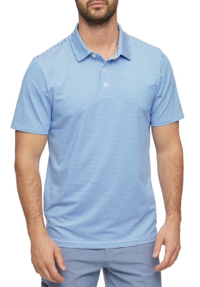 Flag and Anthem Naples Striped Performance Polo