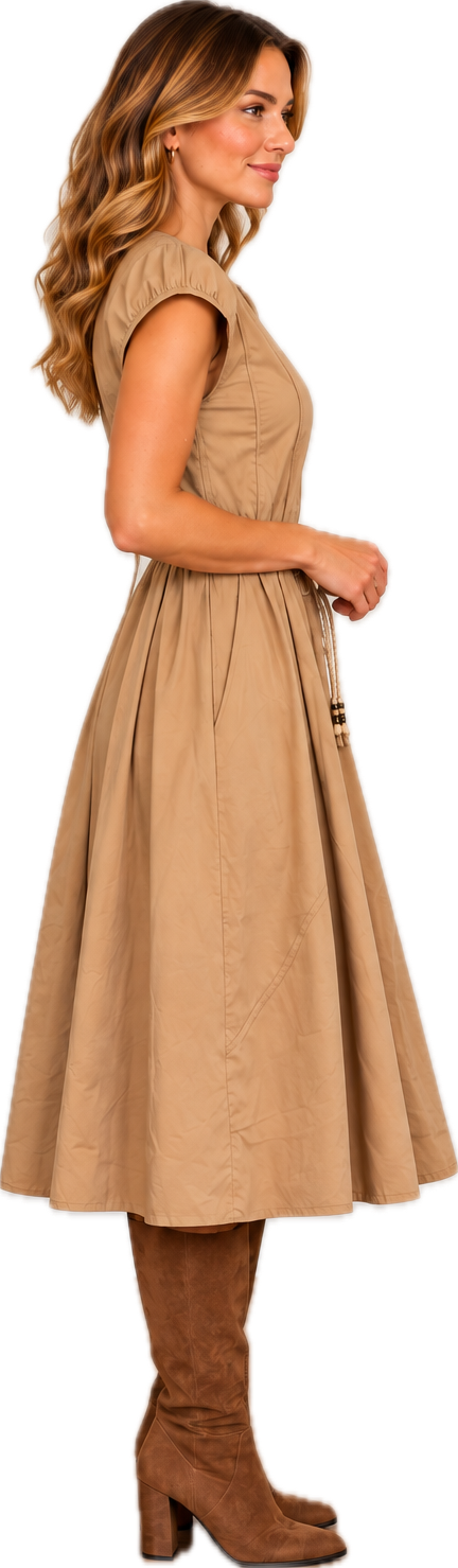Stitch Dress w/Rope