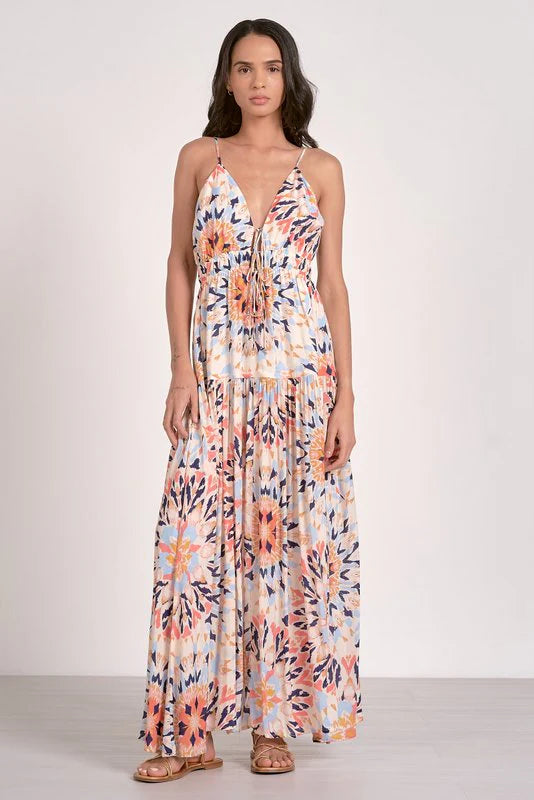 Elan Multi Colored Dress