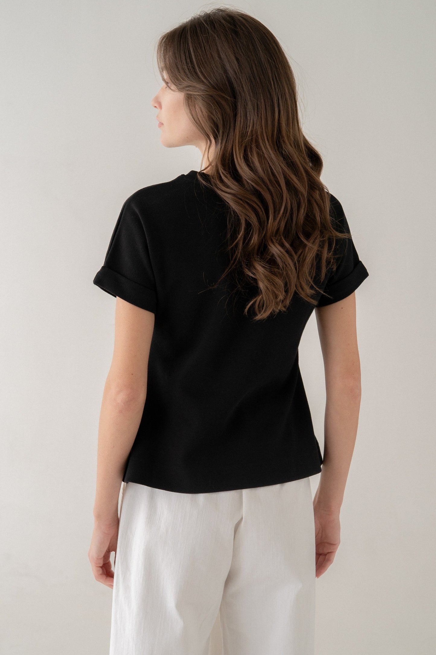 Elle Front Slit Top