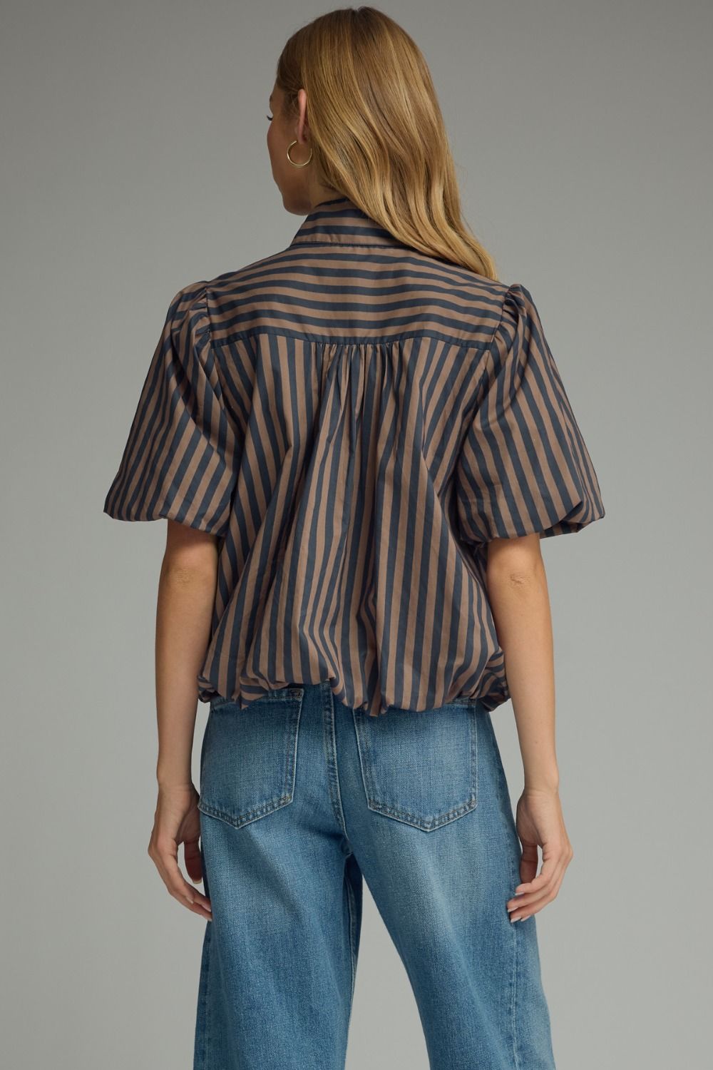 Striped Bubble Top