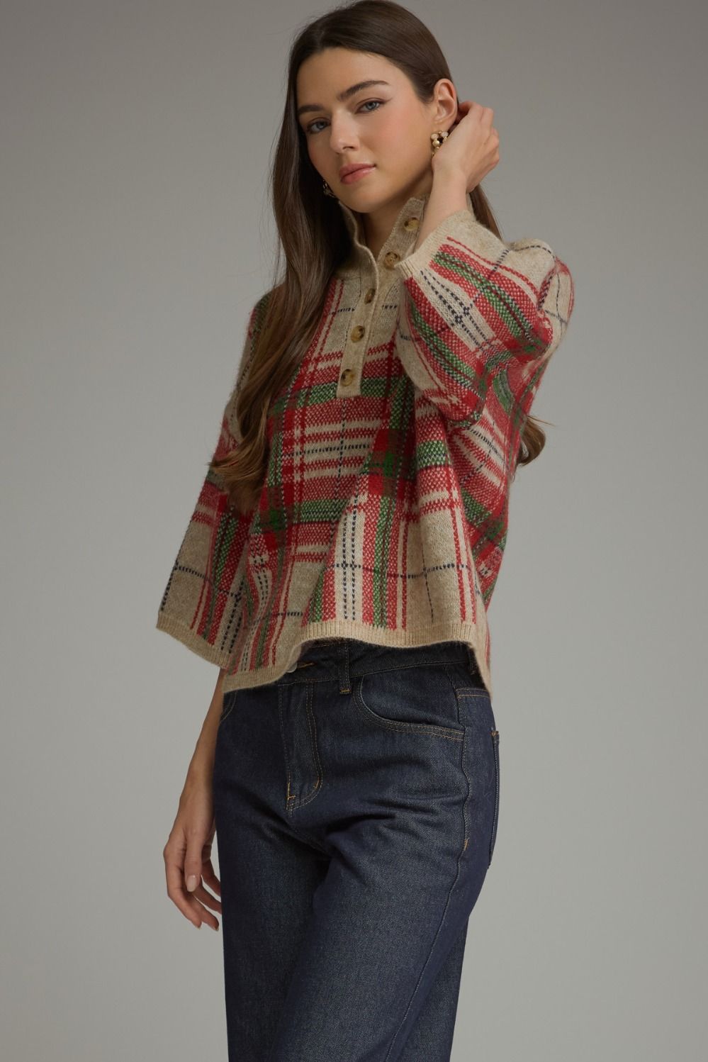Plaid Sweater