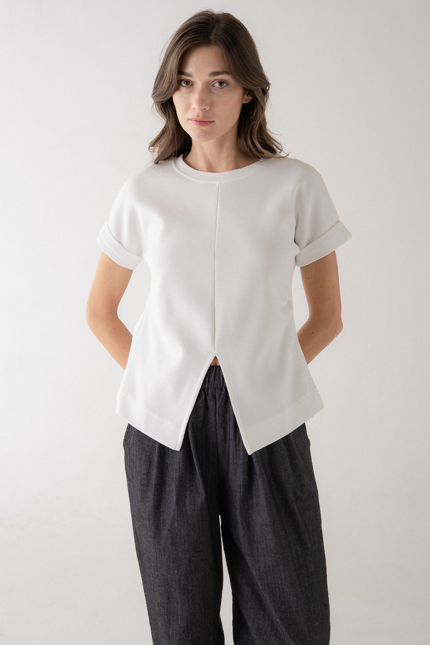 Elle Front Slit Top