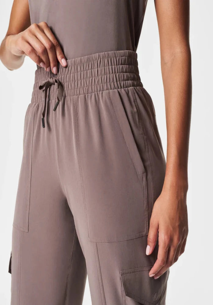 SPANX Casual Fridays Cargo Jogger Pant Smoke