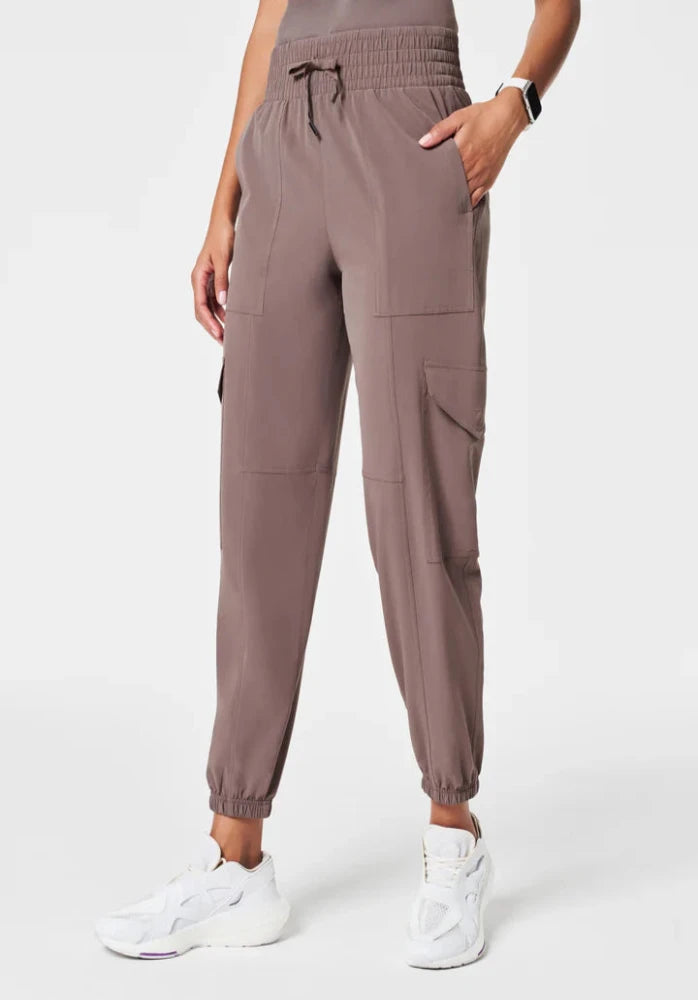 SPANX Casual Fridays Cargo Jogger Pant Smoke