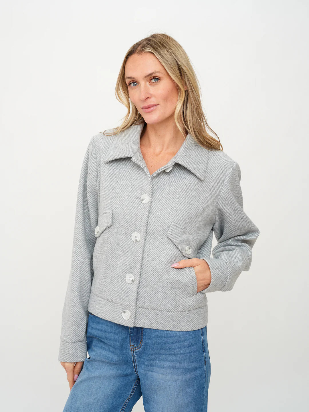 Katrina Herringbone Jacket